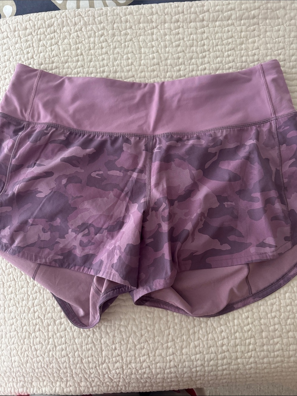 lululemon athletica Purple Camo Athletic Skirt with Built-In Shorts - Picture 2 of 3